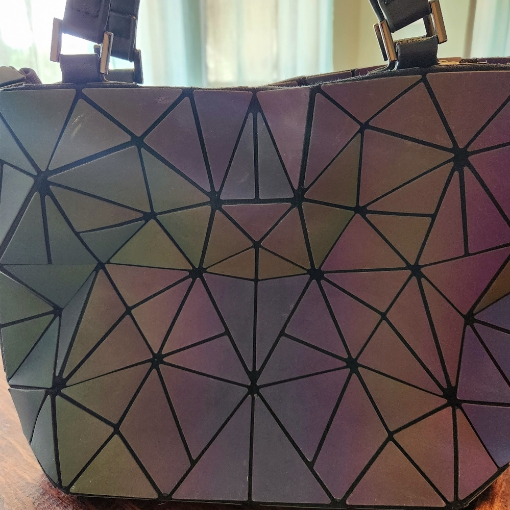 Bao Bao Issey Miyake Geometric Halographic Bag